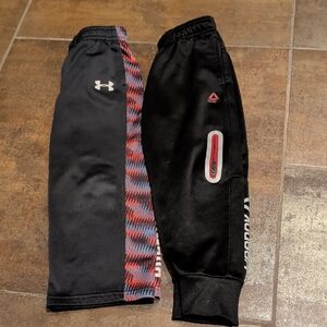Under Armour Kids Black and Red Joggers